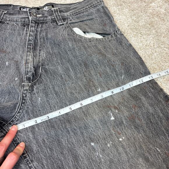 Vintage Southpole Y2K Baggy Paint Splatter Jeans Men's 34x30 Grunge Hip Hop - Picture 9 of 11